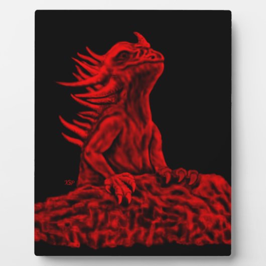 Plaque Photo Little red Dragon (Devant)