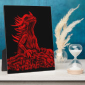 Plaque Photo Little red Dragon (Côté)