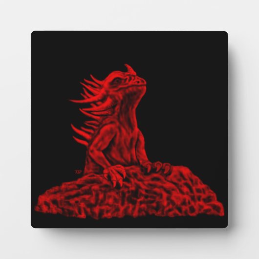 Plaque Photo Little red Dragon (Devant)