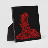 Plaque Photo Little red Dragon (Recto)