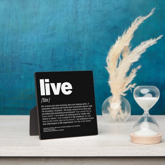 Plaque Photo Live (Insitu)