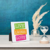 Plaque Photo Live Laugh Love 2 (Insitu)