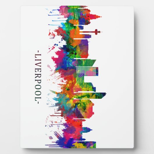 Plaque Photo Liverpool England (Devant)