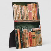 Plaque Photo Livres anciens (Côté)