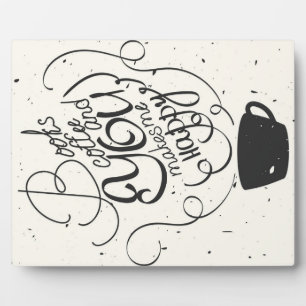 Plaque Photo Livres Café Et Tu Me Rends Heureux