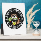 Plaque Photo Logo de l'équipe d'intervention en cas d'éclosion  (Côté)