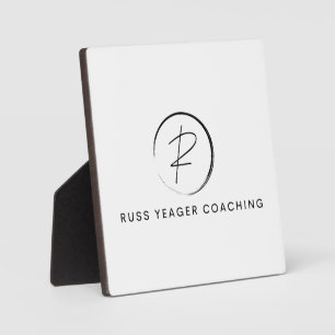 Plaque Photo Logo de signature de coaching de Russ Yeager