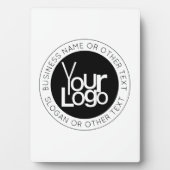 Plaque Photo Logo d'entreprise et texte moderne simple modifiab (Devant)