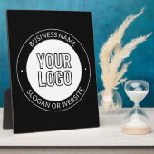 Plaque Photo Logo d'entreprise ou Modèle de texte de conception (Côté)