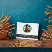 Plaque Photo Logo personnalisé Cadeau d'entreprise (Côté)