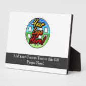 Plaque Photo Logo personnalisé Cadeau d'entreprise (Côté)