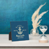 Plaque Photo Logo Rétro Nautique (Insitu)