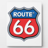 Plaque Photo Logo Route 66 (Devant)