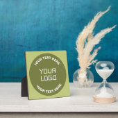 Plaque Photo Logo téléchargé ou design & texte modifiable Toute (Insitu)