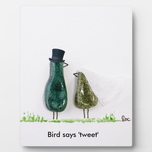 Plaque Photo L'oiseau dit 'tweet' (Devant)