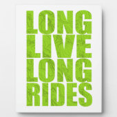 Plaque Photo Long Live Long Rides (Topo) (Devant)