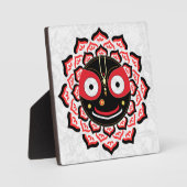 Plaque Photo Lord Jagannath Face Chakra Hindu Deity (Recto)