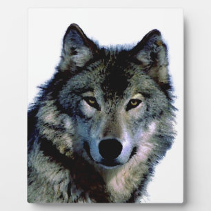 Plaque Photo Loup