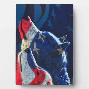 Plaque Photo Loup