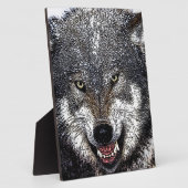 Plaque Photo Loup sauvage (Côté)