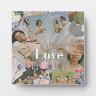 Plaque Photo Love