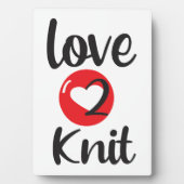 Plaque Photo Love 2 Knit (Devant)