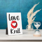 Plaque Photo Love 2 Knit (Côté)