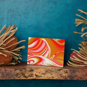 Plaque Photo Love and Gold Abstrait 3D Rainbowart
