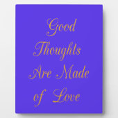 Plaque Photo Love Create Your Own Good Thoughts (Devant)