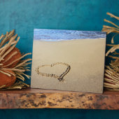 Plaque Photo Love Heart Beach (Côté)