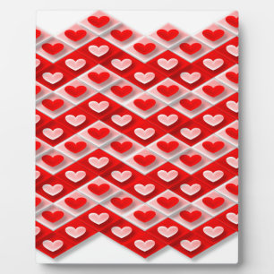 Plaque Photo Love Heart Motif