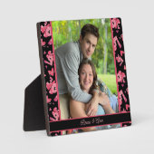 Plaque Photo Love Heart Photo Noms Customisés (Recto)