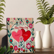 Love Heart Valentine Noms Customisés