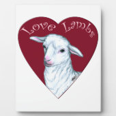 Plaque Photo Love Lambs (Devant)