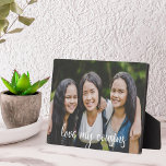 Plaque Photo Love My Cousins Élégant Script Blanc Photo Famille<br><div class="desc">Love My Cousins écrit en écriture blanche cursive superpose sur votre belle plaque photo de famille. Ajoutez une photo de vous et de vos cousins de votre enfance pour un grand cadeau sentimental.</div>