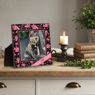 Plaque Photo Love Pet Heart Photo Nom Customisé