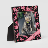 Plaque Photo Love Pet Heart Photo Nom Customisé (Recto)