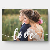 Plaque Photo Love Script Overlay Photo (Devant)
