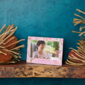 Plaque Photo Love Sewing Machine Photo Pink (Côté)