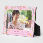 Plaque Photo Love Sewing Machine Photo Pink (Côté)