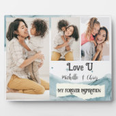 Plaque Photo Love U mom: My forever inspiration (Devant)
