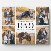 Plaque Photo Love You Always Dad Simple Photo Collage Keepsake (Devant)