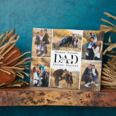 Plaque Photo Love You Always Dad Simple Photo Collage Keepsake (Côté)