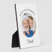 Plaque Photo Love You Grandpa Photo (Côté)
