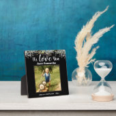 Plaque Photo Love You Tante Photo Glitter (Insitu)