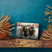 Plaque Photo L'Shanah Tovah Script Photo Fleur de grenade (Côté)