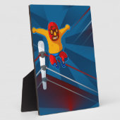 Plaque Photo luchador (Côté)
