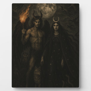 Plaque Photo Lucifer et Diana - Illustration de la Nocturne de