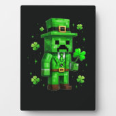 Plaque Photo Lucky Leprechaun Funny St Patrick's Day Video Game (Devant)