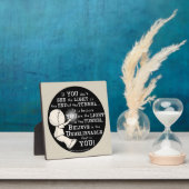 Plaque Photo Lumière dans le tunnel (Insitu)